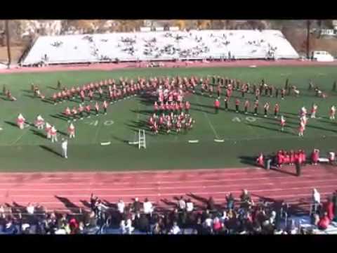 Brockton High Marching Band Playing at Boxers Football Game