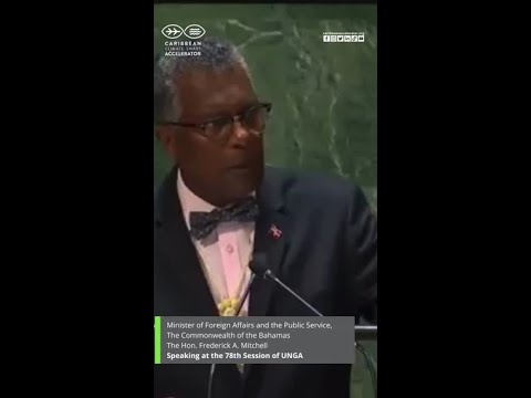 Bahamas Minister of Foreign Affairs 78th Session of UNGA