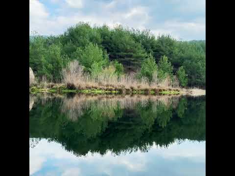 Bulutların Ceyhan Nehri'nin yüzeyine yansıması