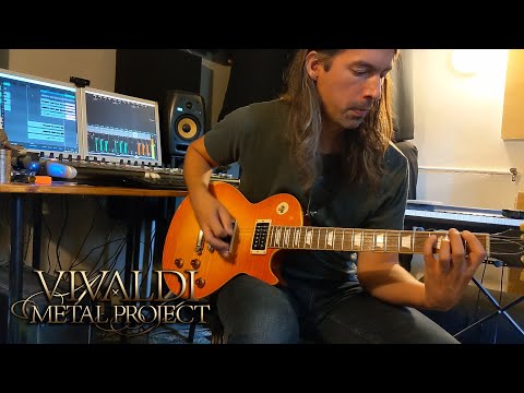 Vivaldi Metal Project - Guitarist Ivan Mihaljevic recording session sneak peek from the studio