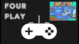 Four Play - Choplifter - 8-bit Console Comparison