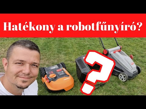 Robotfűnyíró hatékonyság teszt - Worx Landroid M700 // Afus Vlog #83
