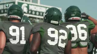 BTN Visits MSU Football Practice