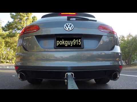 AWE Track Edition Exhaust for VW Alltrack/Golf SportWagen 4MOTION