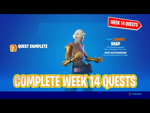 Fortnite All Week 14 Season Quests Guide (Weekly Quests).