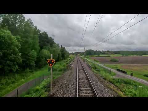 SWEDISH SUMMER by TRAIN - 4K CABVIEW (Falun to Stockholm)