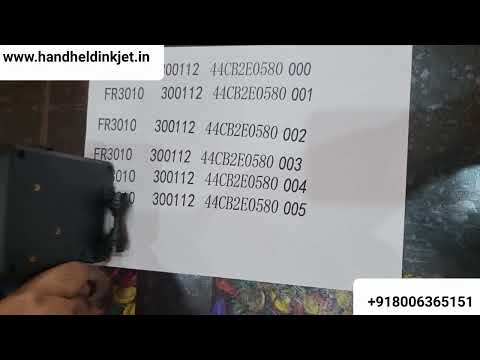 Industrial Hand Held Inkjet Printer / Batch Coding Inkjet Printer CT-H-500