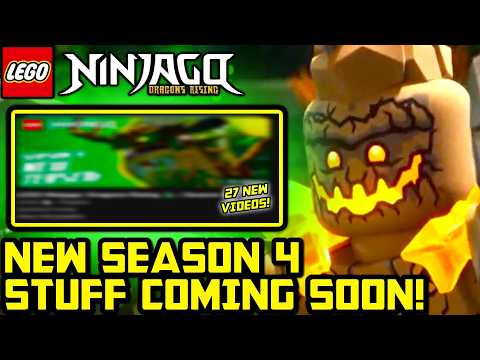 They UPDATED the Season 4 Playlist! 🐲 Ninjago Dragons Rising Season 4 News and Updates!
