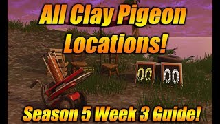 all clay pigeon locations in fortnite battle royale clay pigeon challenge guide week 3 - where are the pigeons in fortnite battle royale