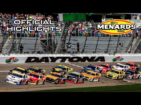 ARCA Menards series official highlights: General Tire 200 from Daytona International Speedway
