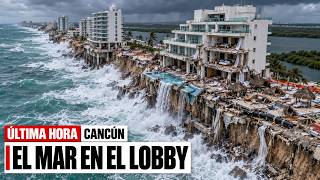 Cancún: torres de $50 millones se quedan sin playa — y México no va a salvarlas.
