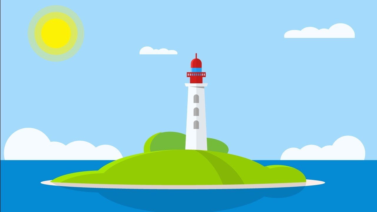 How to Create a Flat Design Lighthouse in Adobe Illustrator