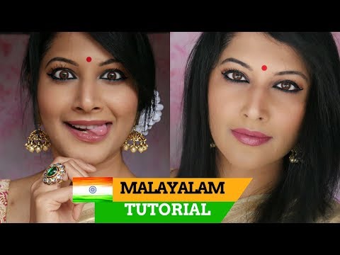ONAM MAKEUP TUTORIAL IN MALAYALAM | GET READY WITH ME | TWO KERALA STYLE AFFORDABLE MAKEUP LOOK 2018 Video