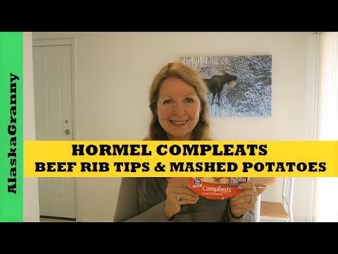 Hormel Compleats Beef Rib Tips with Mashed Potatoes