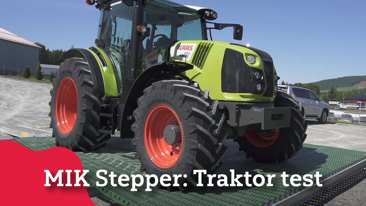 MIK Stepper plastrister: Traktor test