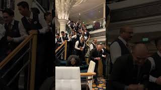 #shorts Royal Caribbean Vision of the Seas Main Dining Room Wait Staff Dance