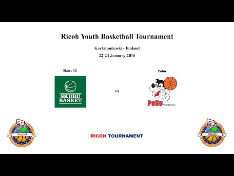 Skuru Basket (P02 Elite) vs PuHu (Finland) - 2016-01-23