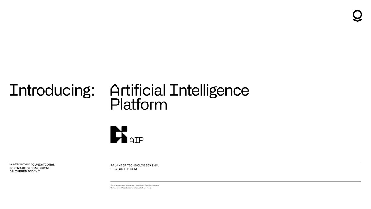 Introducing Palantir AIP | Capabilities and Product Demo