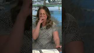 TV5’s Brittany McHatten breaks out in laughter after story on Tom Brady’s underwear brand.🤣