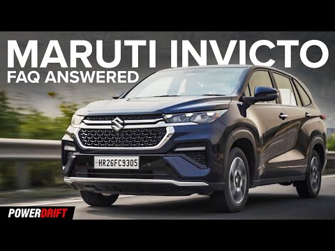 All Your Maruti Suzuki Invicto Questions Answered | What the FAQ | PowerDrift