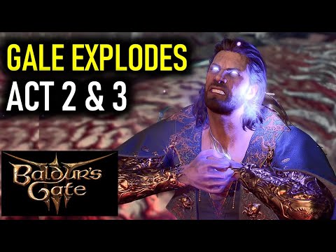 What happens when Gale Explodes (Detonates Orb): Act 2 vs Act 3 | Baldur's Gate 3 (BG3)