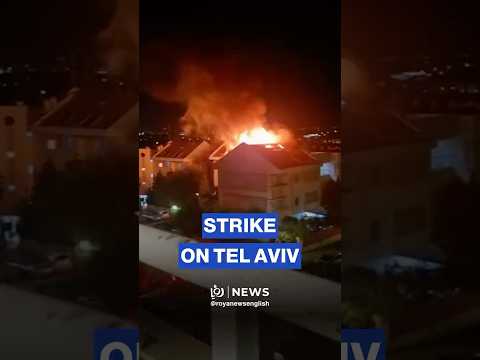 Iranian ballistic missiles strike residential building in Tel Aviv