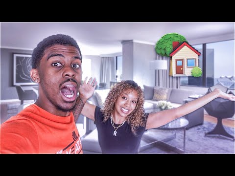 OUR FULLY FURNISHED APARTMENT TOUR! *our first apartment together*