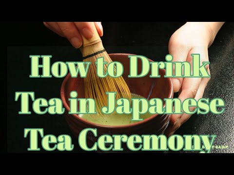 茶道：お茶の飲み方（Japanese Tea Ceremony / How to Drink Tea）
