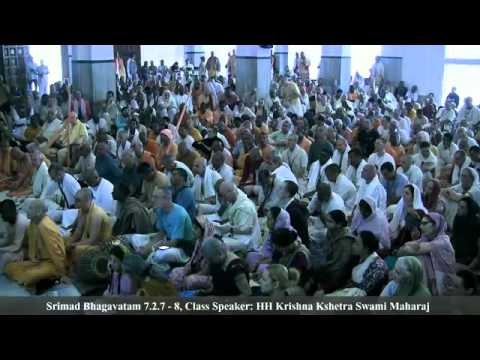 Krsna Kshetra Swami  S.B.7.2.7-8 - Feb 24th 2016