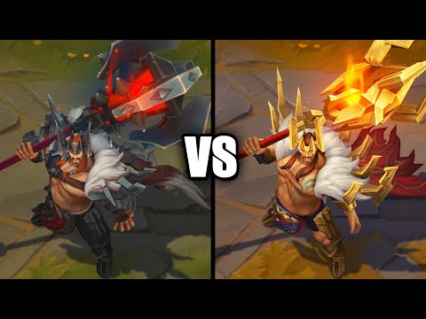 Sahn Uzal Mordekaiser New vs Old Comparison (League of Legends)