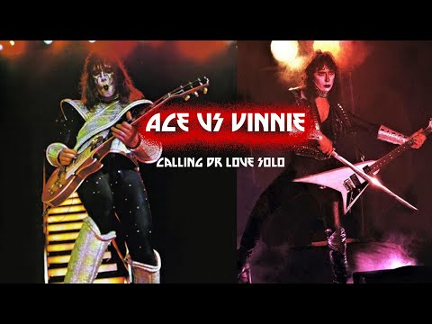 KISS - Ace Frehley VS Vinnie Vincent Dr. Love Solo