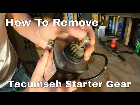 Tecumseh Starter Gear Removal and Replacement Without Expensive Tool