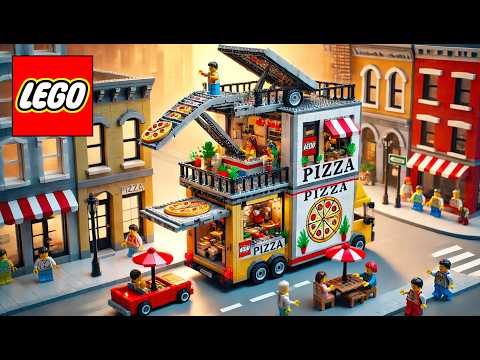 LEGO Pizza Truck – Fully Automated Street Food Fun! 🍕🤖