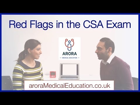 How to tackle RED FLAGS in the CSA Exam