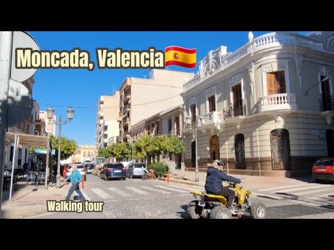 Walking tour: Municipality of Moncada, Valencia, Spain🇪🇸/ Are street oranges edible?