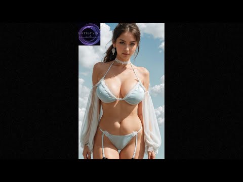 4K LookBook Come Float To The Clouds With Me. Sultry Skies: Lingerie For Heavenly Bodies.AI ART#178