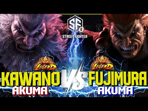 SF6 ▰ Kawano (Akuma) vs Fujimura (Akuma) ▰ SF6 High Level gameplay
