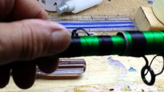 how to repair a telescopic fishing rod