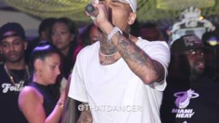 Chris Brown &quot;Make Love&quot; &amp; &quot;Wet The Bed&quot; Live in Miami