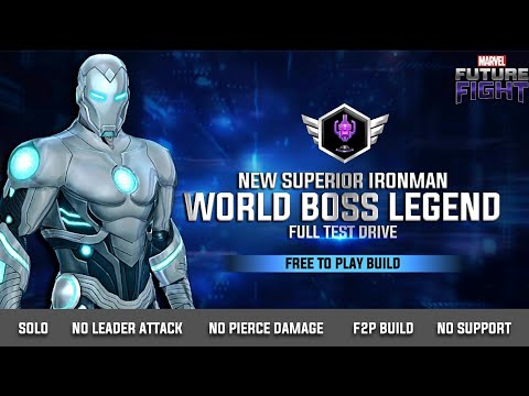 (EngSub) Review Superior Ironman CTP Rage WBL Knull Solo No Support F2P Build - Marvel Future Fight