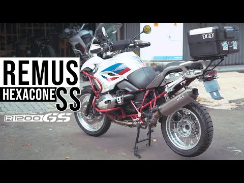 BMW R1200 GS Rallye 2012 With REMUS Hexacone SS | Exhaust Sound Check | Omura TV prod.