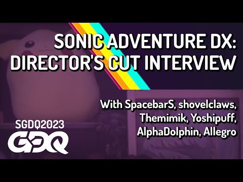 Sonic Adventure DX: Director's Cut Interview - Summer Games Done Quick 2023
