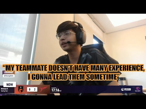 INTERVIEW WITH 23SAVAGE AFTER MATCH AGAINST TNC PREDATOR | DPC SEA 2021/2022 Tour 2: Division II