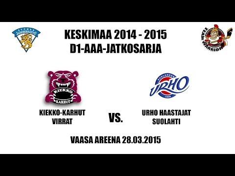 Team Warrior D1, 2014 - 2015 AAA-jatkosarja: K-K vs. Urho Haastajat