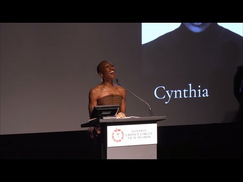 Cynthia Erivo Accepting Derek Malcolm Award for Innovation | London Critics' Circle Film Awards