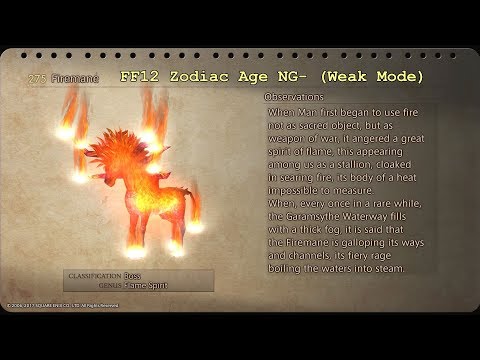 Firemane Story Boss FF12 TZA NG- (weak mode)