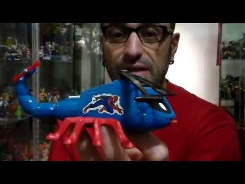 Corgi Spider-Man's copter 1979 loose   Plasticjunky