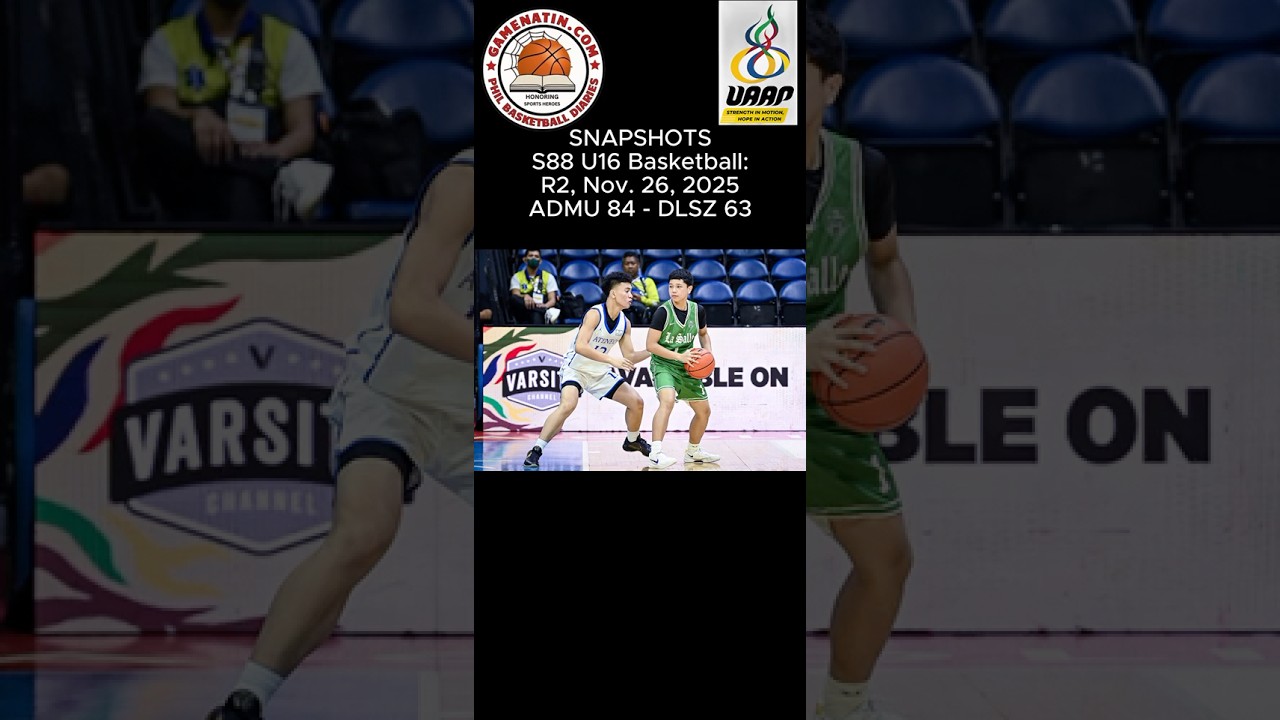 Snapshots: U16 Basketball - Ateneo 84 - DLSU 63