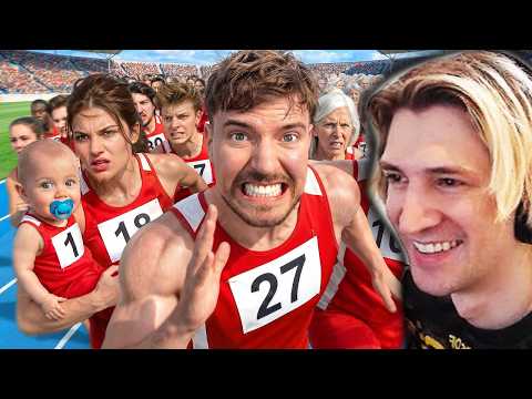 Ages 1 - 100 Race For $250,000! | xQc Reacts to MrBeast