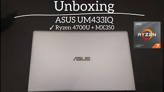 Video thumbnail for Unboxing : ASUS UM433IQ Ryzen 4700U by Muaath Tech